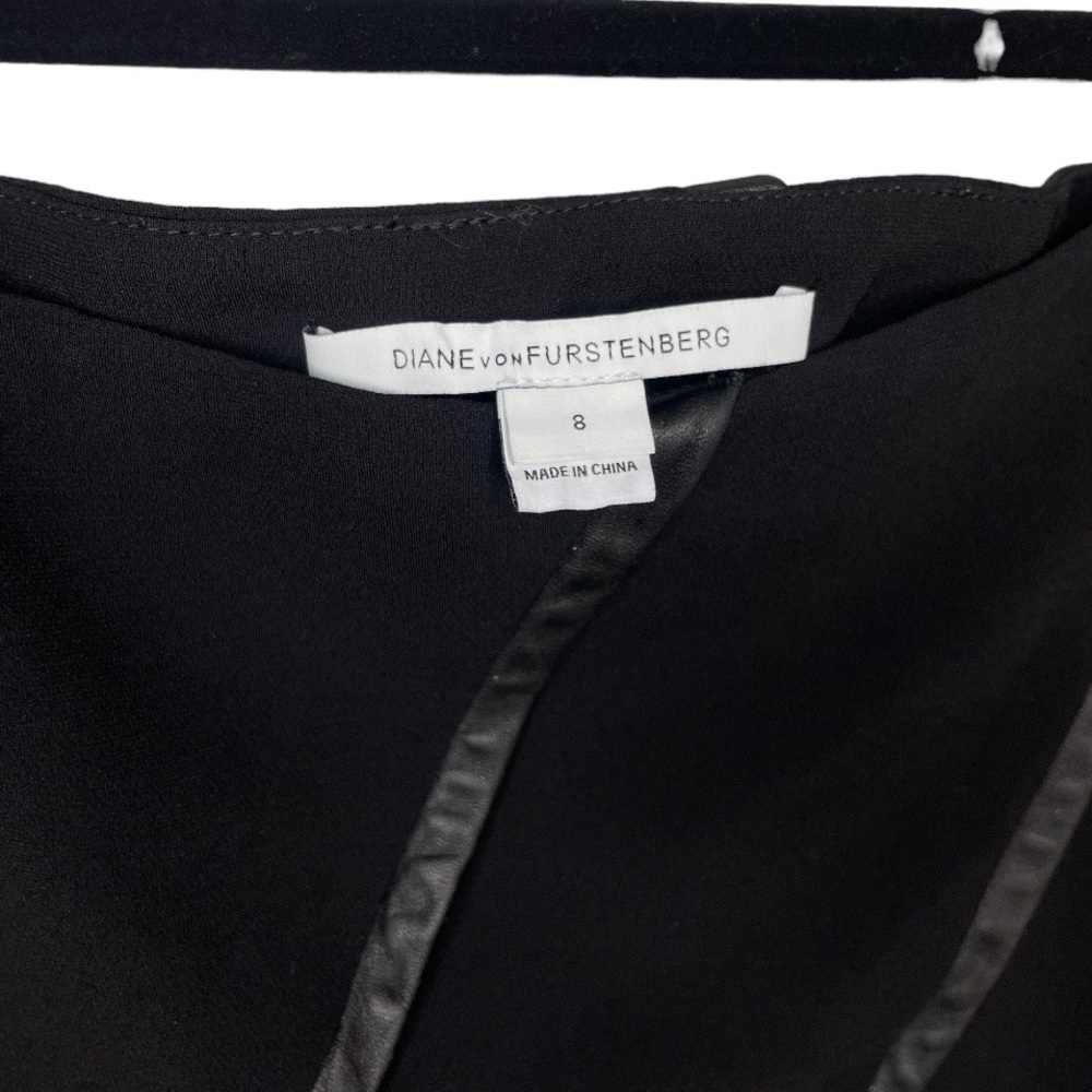 Diane von Furstenberg Mini Skirt - Black Sz 8 - Picture 5 of 5